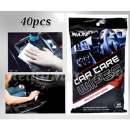 Car Care Wipes Wet Tissue (40 sheets) Maxz Car Care Wipes/ Car Wet Tissue for Car Wipes