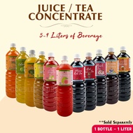 1 Liter Happy Shaker Juice Concentrate Tea Concentrate Sago't Gulaman Syrup Concentrate Red Tea Baon