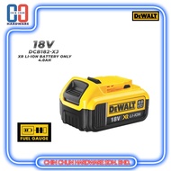DEWALT 18V 4.0AH XR LI-ION BATTERY ONLY (DCB182-XJ)