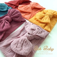 [Ready Stock] Jacquard Headband Soft Elastic Headband Bow Hairband Baby Hairband Girl Hairband Baby 