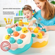 Animal Theme Knocking Game, Abs Cake Shape Whack-a-mole Hamster Eye Game Toy, Cognition Toy U7f4
