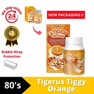 TIGERUS TIGGY ORANGE CHEWABLE TABLETS 500MG -80's |2x80's (Cendawan Susu Harimau 虎乳芝 Tiger Milk Mush