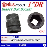 G8470 1"DR X 6PT 26mm TO 63mm GENIUS IMPACT SOCKET / GENIUS IMPACT BOX SOCKET