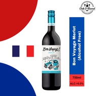 Bon Voyage Merlot 750ml (Alcohol Free)