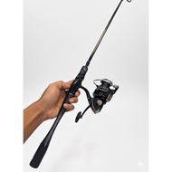 One set of spinning rod fuji zorro zagan & reel PH zorro centaury 1000