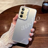 Realme 14x 5G Luxury IMD Colorful Silver Phone Case For Realme 14X Realme14x 5G 2025 Metal Frosted H