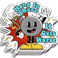 3PCS hanging there, it becomes even worse, fun satire retro