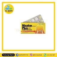 MAALOX PLUS SIMETHICONE TABLETS 40'S