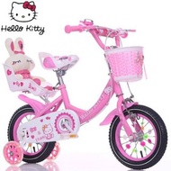 全新12吋兒童單車kitty單車 child kitty bike 468元 包送貨／或包安裝 另有14/16/18/20吋  bbcwpbike