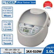[Trả góp 0%]Nồi cơm điện tử Tiger 4 trong 1 JAX-S10W (1.0L)