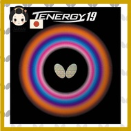 Butterfly Tenergy 19 Table Tennis Rubber - Various Thicknesses (Black/Red)