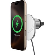 Belkin MagSafe-Compatible Wireless Car Charger 15W, Fast Charging Wireless Charger - Powerful Magnet