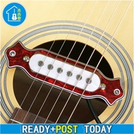6 String For Cigar Box Guitar Parts Accessories Guitar Pickup Acoustic Guitar Soundhole Pickup