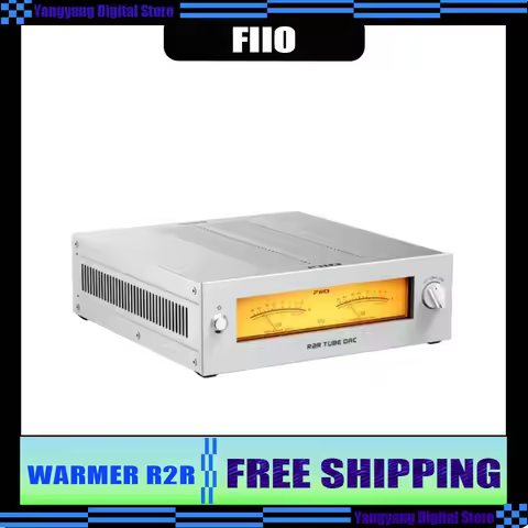 FiiO WARMER R2R Desktop R2R Gallbladder Fully Balanced 24Bit R2R Architecture JJ E88CC Tube Buffer U