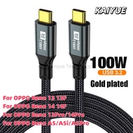LIKAIYUE PD 100W USB Type C Cable for  OPPO Reno 13 13F 14 14F 13Pro 14Pro Reno A5 A5I A5Pro A5 infi