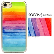 【Sara Garden】客製化 軟殼 蘋果 iPhone 6plus 6SPlus i6+ i6s+ 手機殼 保護套 全包邊 掛繩孔 水彩漸層彩虹