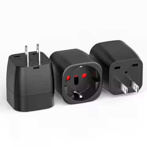 3pcs EU To US Japan Canada Travel Plug European Italy Switzerland Brazil Socket Adapter USA JP Trave