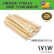 Solid Furniture Planer Wood line /Kayu siling perabot meranti lurus 1/2 X 1 1/4 8 KAKI