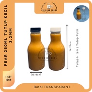 250ml Pear Plastic Bottle/Boto Pear/Juice Bottle/Pet Bottle/1Ball Drink Bottle (94pcs)