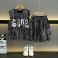 Summer clothes for boys 13-45kg MODEL G46.Elastic, cool material.C4