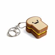 GANTUNGAN Luneta Clicky - Butter Sandwich Fidget Clicker Clicky/ Keychain/ Keychain Bag Charm Click 