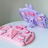 Cute Children's Protective Cover Silicone Tablet Long Hanging Rope Cover Case For iPad 7 2019/ iPad 