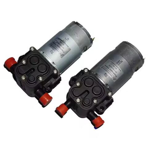 555 Motor 18V Diaphragm High Pressure Pump 8bar Pressure 150ml/min 12-24V Diaphragm Pump Water Gun S