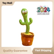 【Baby toy】Talking Dancing Cactus Toy with 120 Songs, Electronic Plush Toy Gift for Baby Boys and Baby Girls