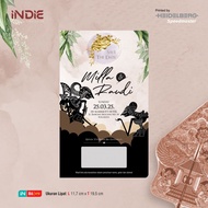 Indie 86 Foil Java Card Wedding Blank Invitation Blank (STD, MDR) - SAVE THE DATE Free Setting