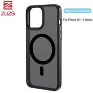ZUZG Luxury Matte Shockproof Magsafe Phone Case