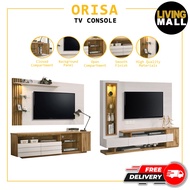 Living Mall Orisa Series TV Console Cabinet with Drawers