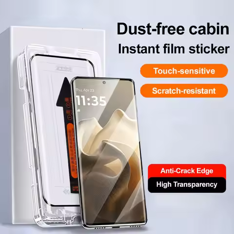 1PCS Curved Screen Tempered Glass For Motorola Signature Edge 70 60 Fusion 5G 50 Neo Pro G86 One-Cli