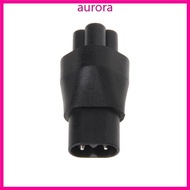 Auro IEC 320 C5 3-Pin Female To C8 2-Pin Male Plug Converter Power Supply Adapter