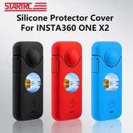 STARTRC Insta360 ONE X2 Silicone Case Soft Cover Shell Dustproof Lens Cover Protector For Insta360 one X2 Camera ซิลิโคนป้องกันการกระแทก