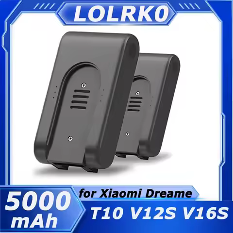 NEW 25.2V 5000mAh T10 T20 V12S V16S R10pro Vacuum Cleaner Battery for Xiaomi Dreame Vacuum Cleaner R