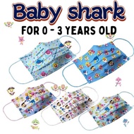 [SG Stock] (0-4yo) 3ply Baby Shark Avengers Line Friends Princess Disposable Mask Baby Toddlers Cartoon Designs Fabric