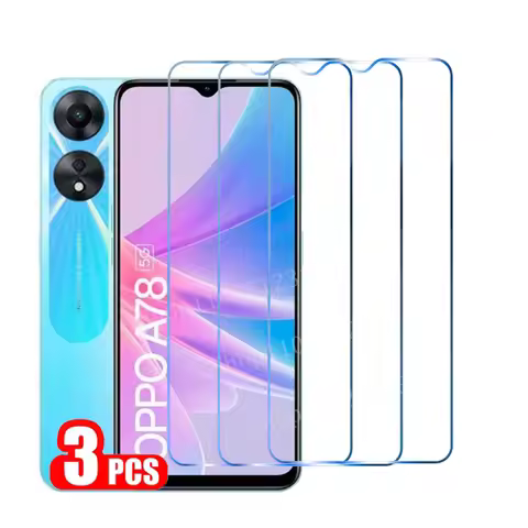 3PCS Screen Protector For OPPO A78 A74 A73 A98 A97 A96 A95 A94 Protective Tempered Glass For OPPO A1