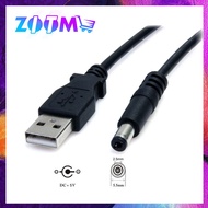 USB TO DC CHARGING CHARGER CABLE DC 5.5*2.1MM POWER CORD