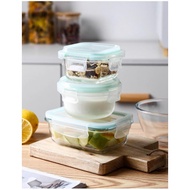 Glass Tupperware Food Container Lunch Box