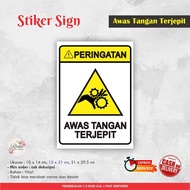VINYL WARNING SIGN STICKER WARNING STICKER/ SIGN LABEL STICKER WARNING SIGN/