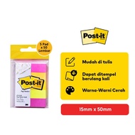 Post-it Page Marker Small 671-5ANL Assorted Color (15mm x 50mm)