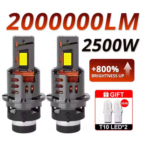 D2S D4S Led Car Headlight Bulb Canbus HID D2R D4R Led Xenon Bulb 1:1 6000K High Power Car Lamp Fog L