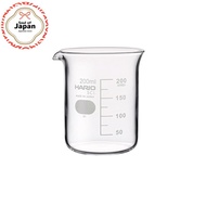 HARIO (Hario) Beaker, practical capacity 200mL, heat-resistant glass, made in Japan, BK-200