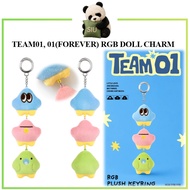 TAEYANG TEAM01 RGB Plush Doll Keyring Official Merch LINE FRIENDS Kpop