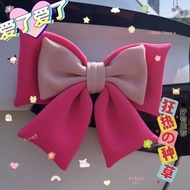 Oversized Electric Car Decoration Color-Blocking Bow Car Cute Tail Decoration Helmet Decoration H3cZ