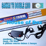 Sakkai pro t5 double 1200 arowana tanning lamp 112cm lohan tanning