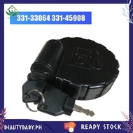 [beautybaby.ph] 1 PCS 331/45908 331/33064  Cap  Tank Side Lock Cover Black with 2 Keys for  Excavato