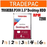 Toshiba P300 Desktop 7200rpm 3.5 " Internal Desktop Hard Drive 1TB/2TB