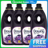 Downy | โดวน นำหอมปรบอากาศ กลนซนฟลาวเวอร มสตก 1 ลตร x 4 ขวด สดำ