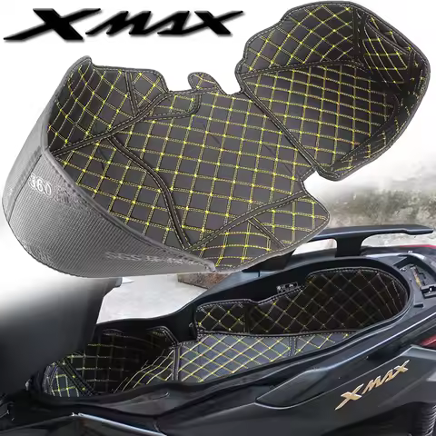 Motorcycle storage box leather Accessories Trunk lining Seat Bucket Protector For Yamaha X-MAX xmax 